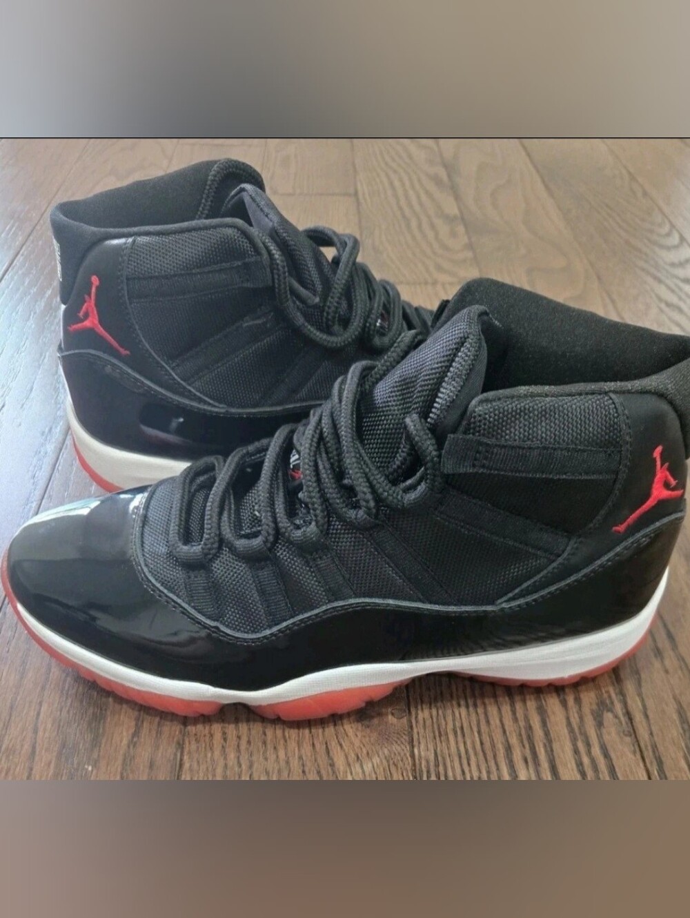 Jordan Air Jordan 11 Retro 'Bred' Sneakers Black & Red US 11
